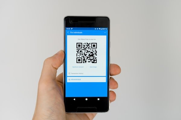 Smartphone Scanning QR Code