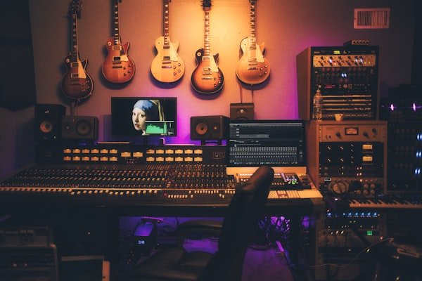 Audio Production Mixing Board